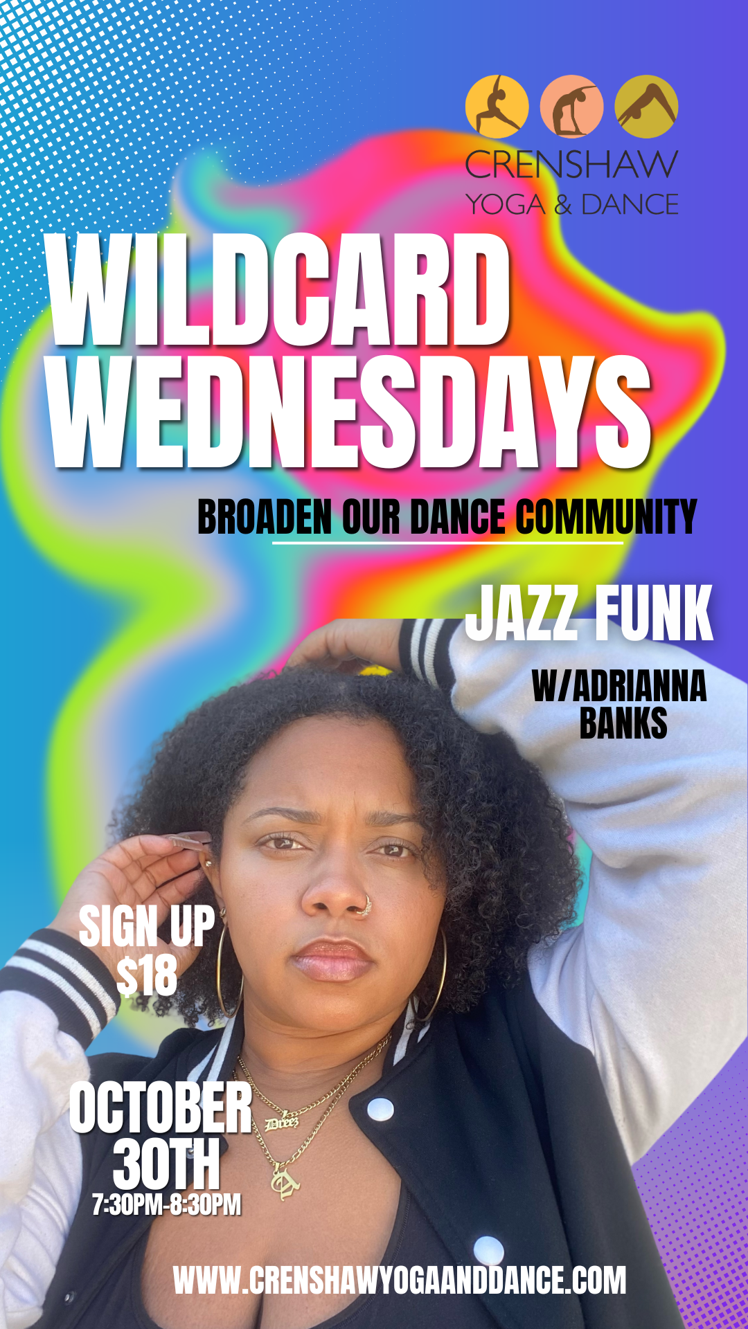 Ya need some Jazz Funk in your life. Oct. 30th 7:30pm