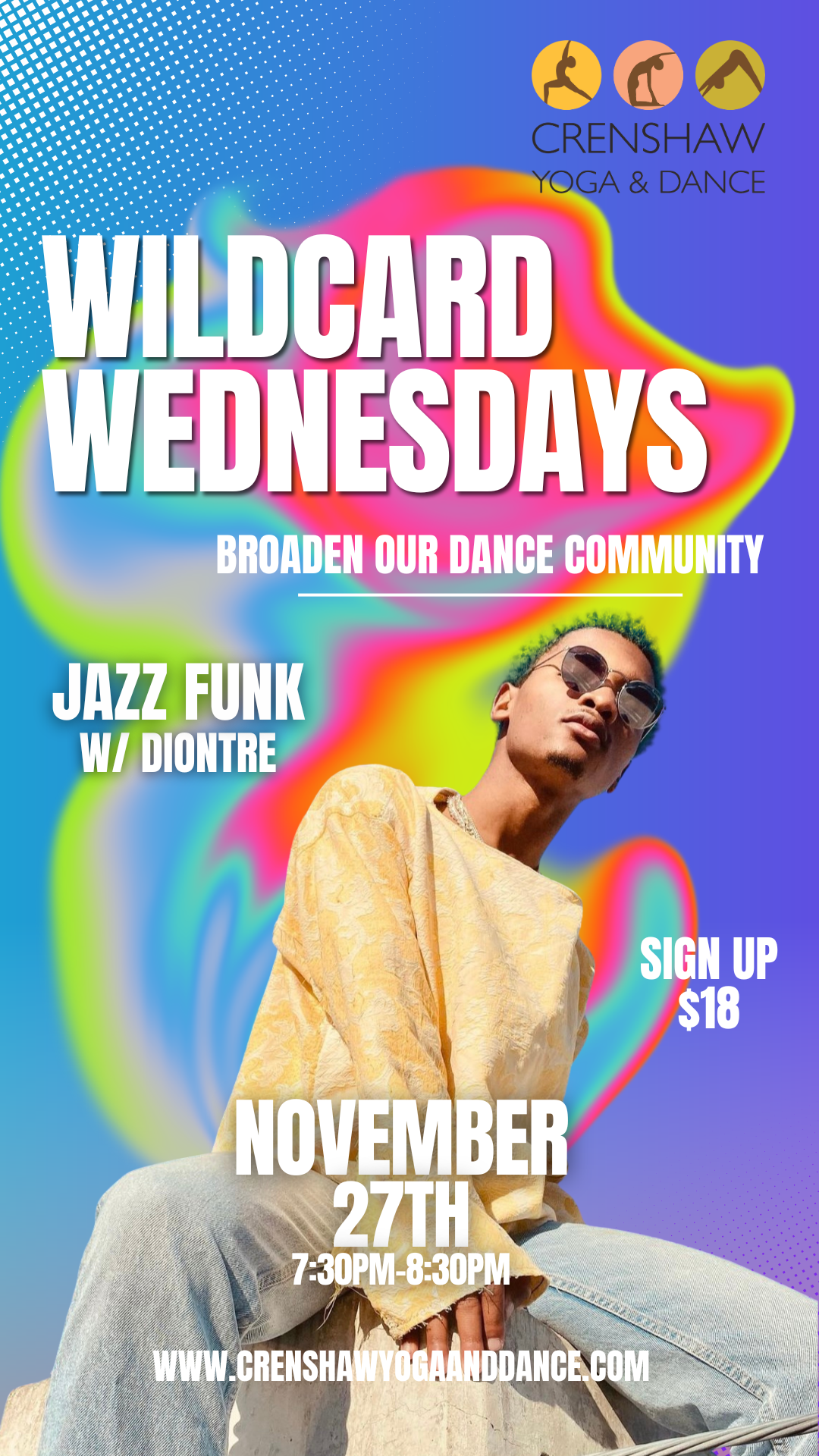 Get your Jazz Funk on with Diontre Nov. 27th!