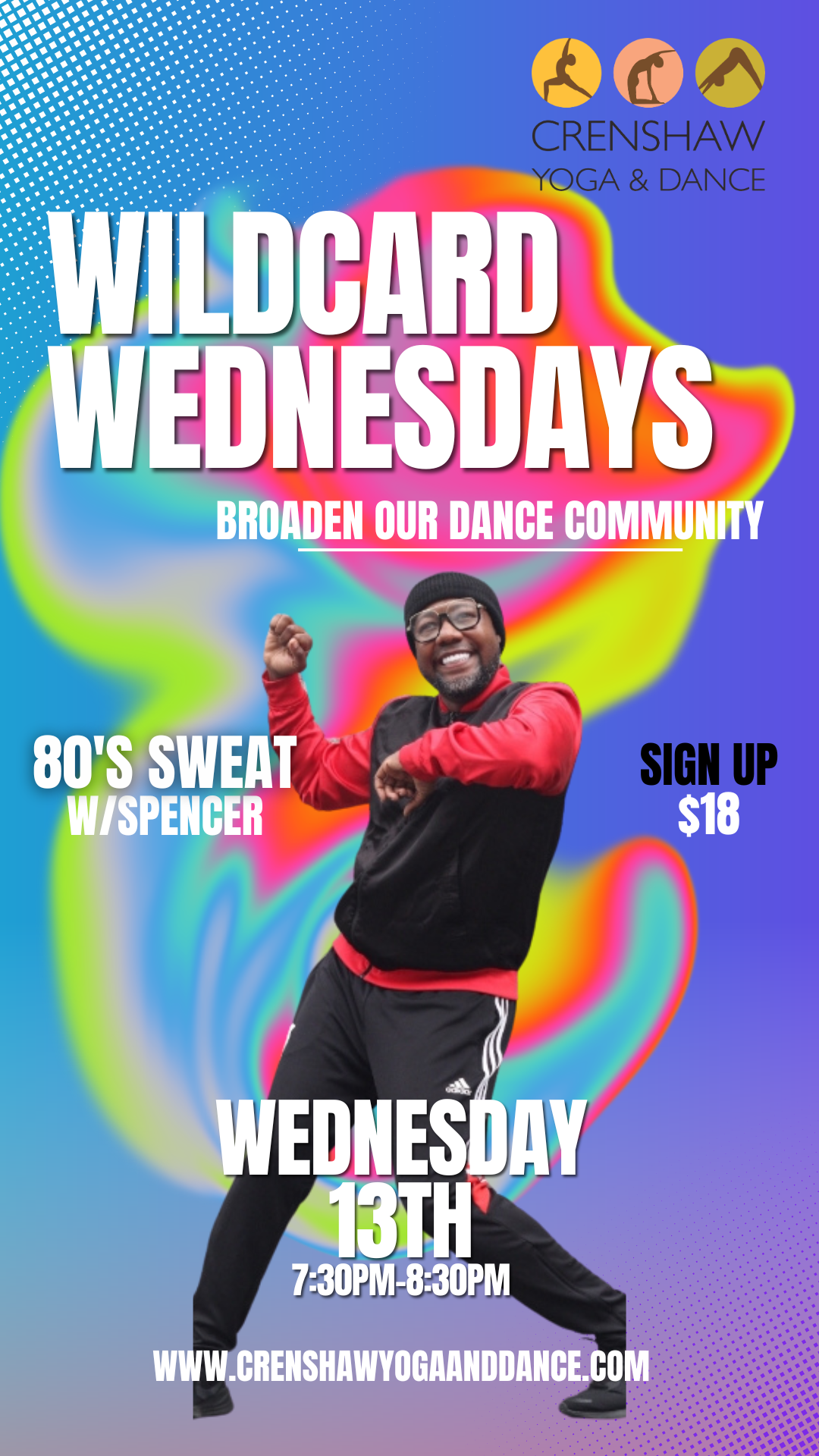 Let's SWEAT to the 80's with Spencer November 13th!