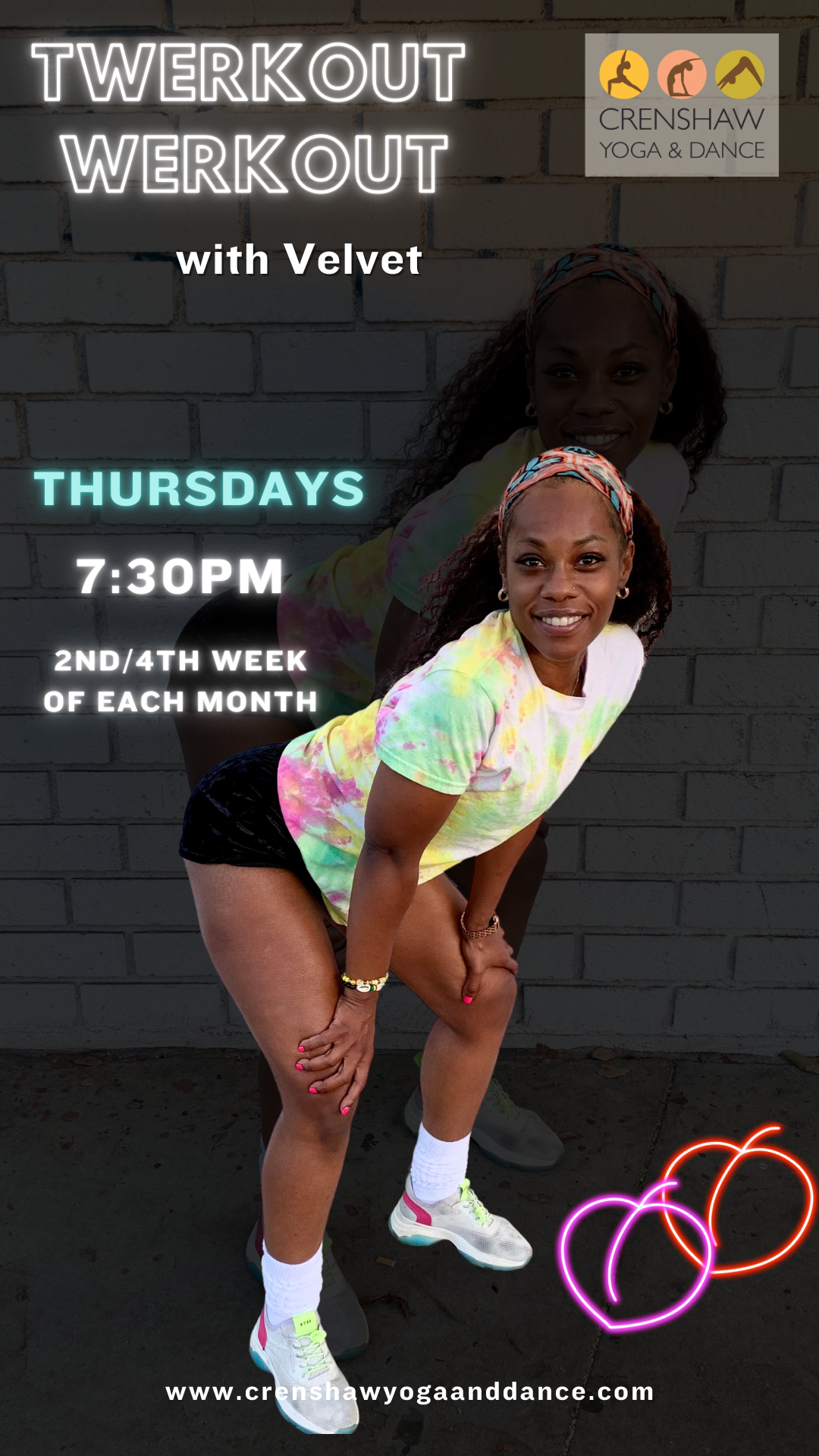 New Class! Twerkout Werkout with Velvet! Thursdays 7pm 2nd/4th week of the month!