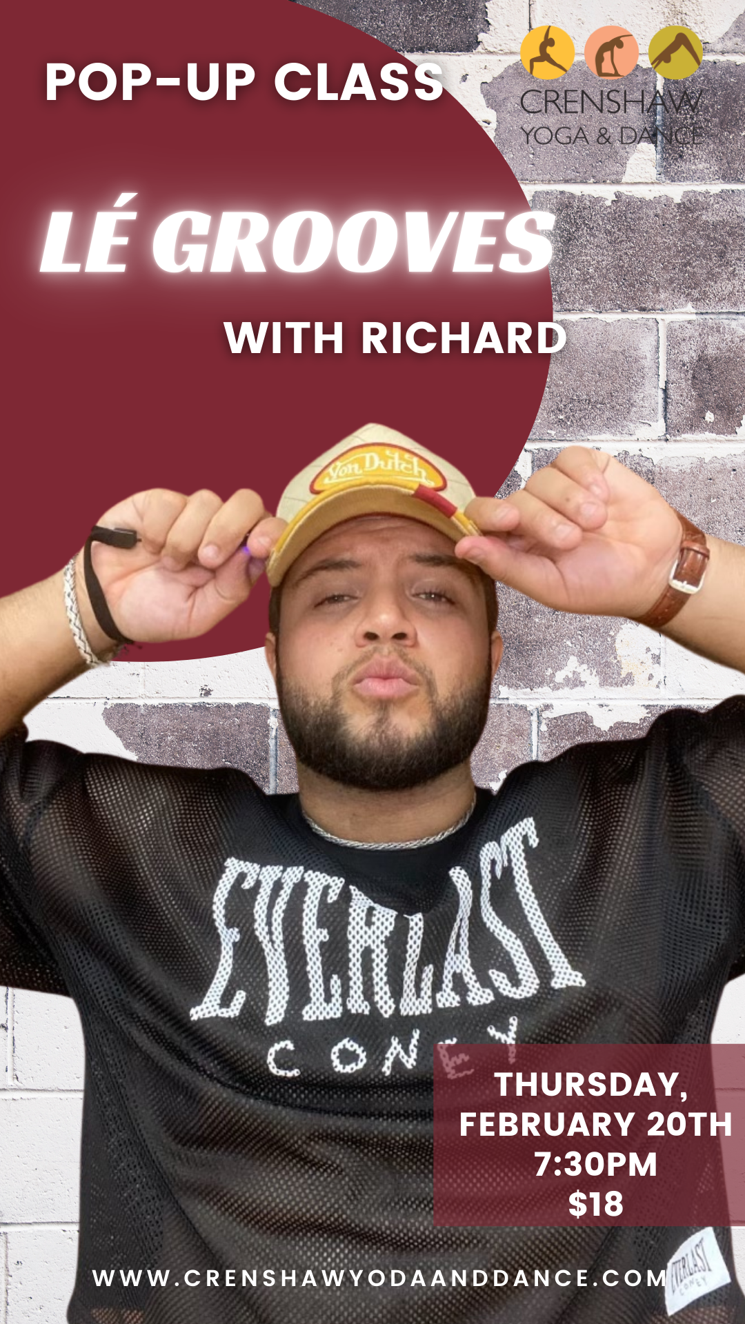 Pop Up alert! Richard is back! Feb. 20th