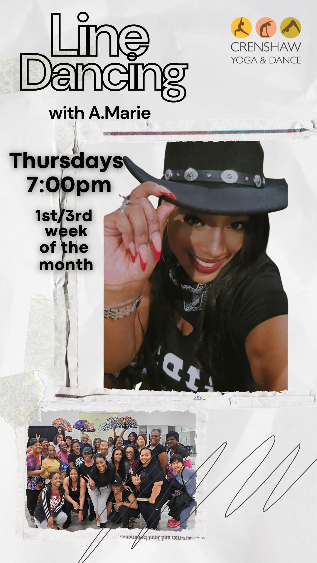 NEW CLASS ALERT! Come get your 1-2 Step in with A.Marie!