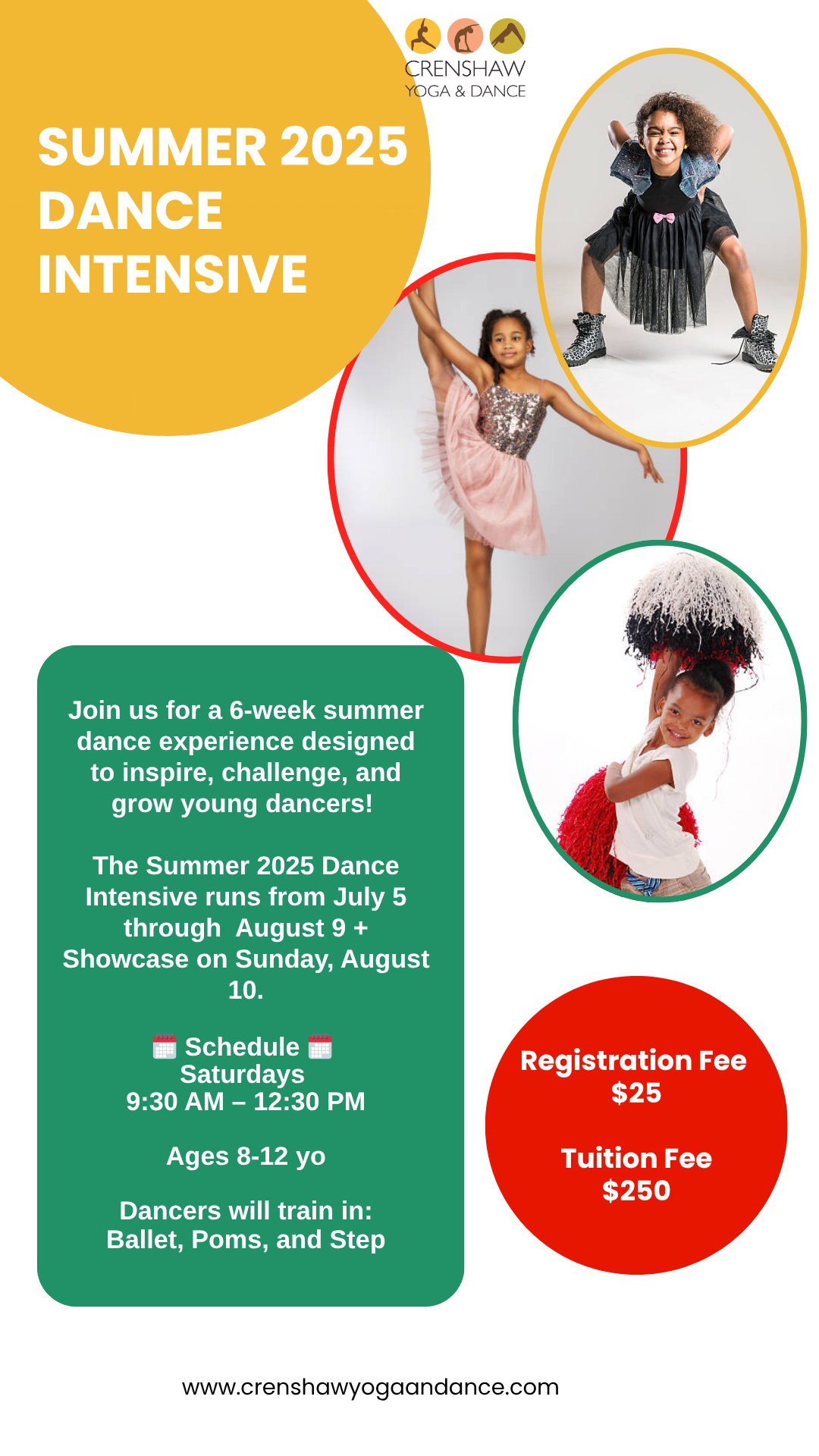 Summer Intensive!  Time to train! Time to dance!