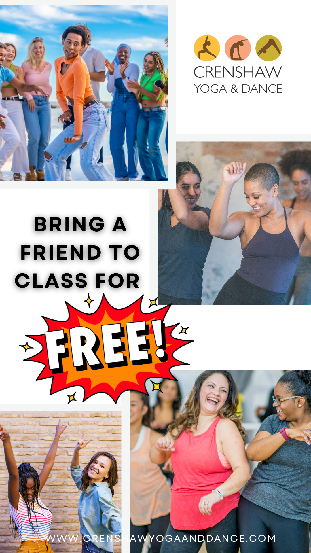 Regular Client brings a New Friend- New Friend gets a class for FREE!