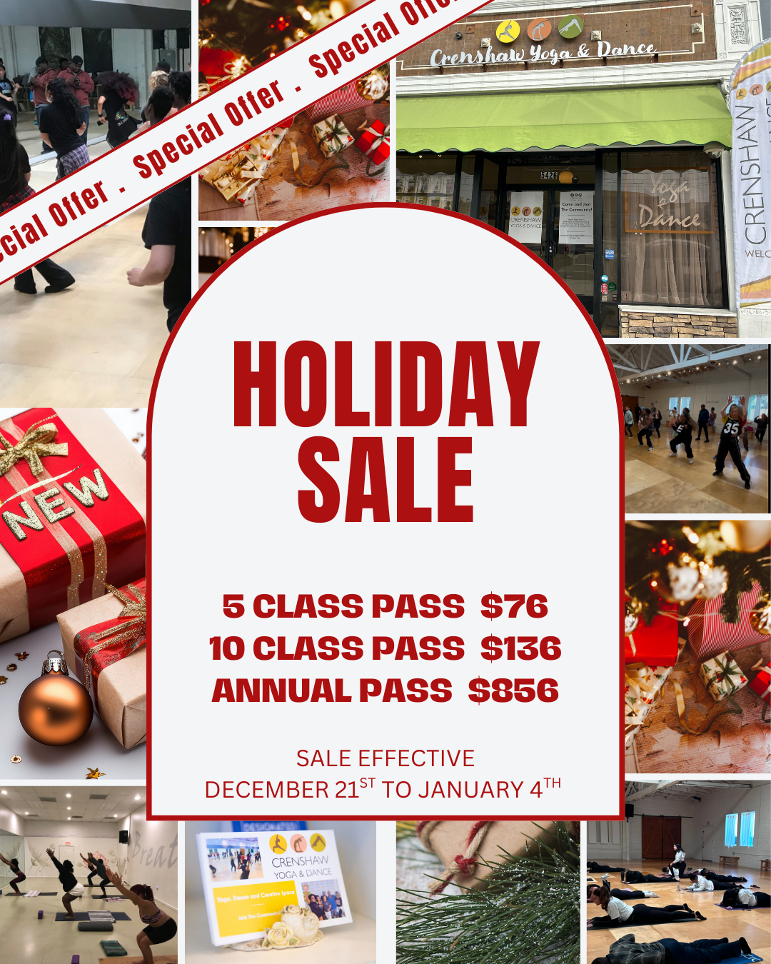 Holiday Sale Collage Business